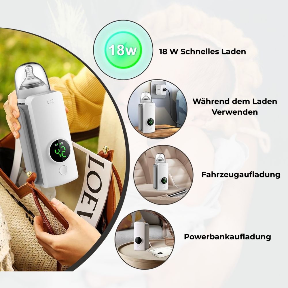 MilkBuddy Pro – Der Revolutionäre Kabellose Babyflaschenwärmer